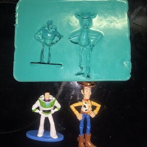 Toy Story Figures Woody & Buzz Lightyear Baking Mold Cake, Candy, Chocolate